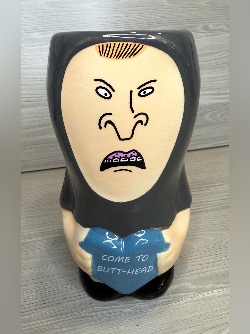 Beavis & Butthead Valentines Day Coffee Mug Cup Come to ButtHead 11.5oz